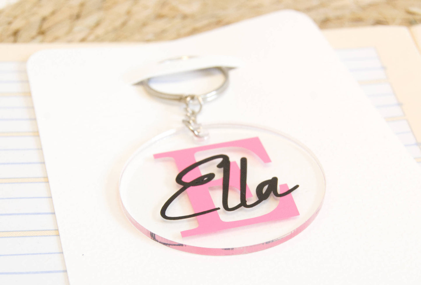 Personalisierter Schlüsselanhänger mit Spruch