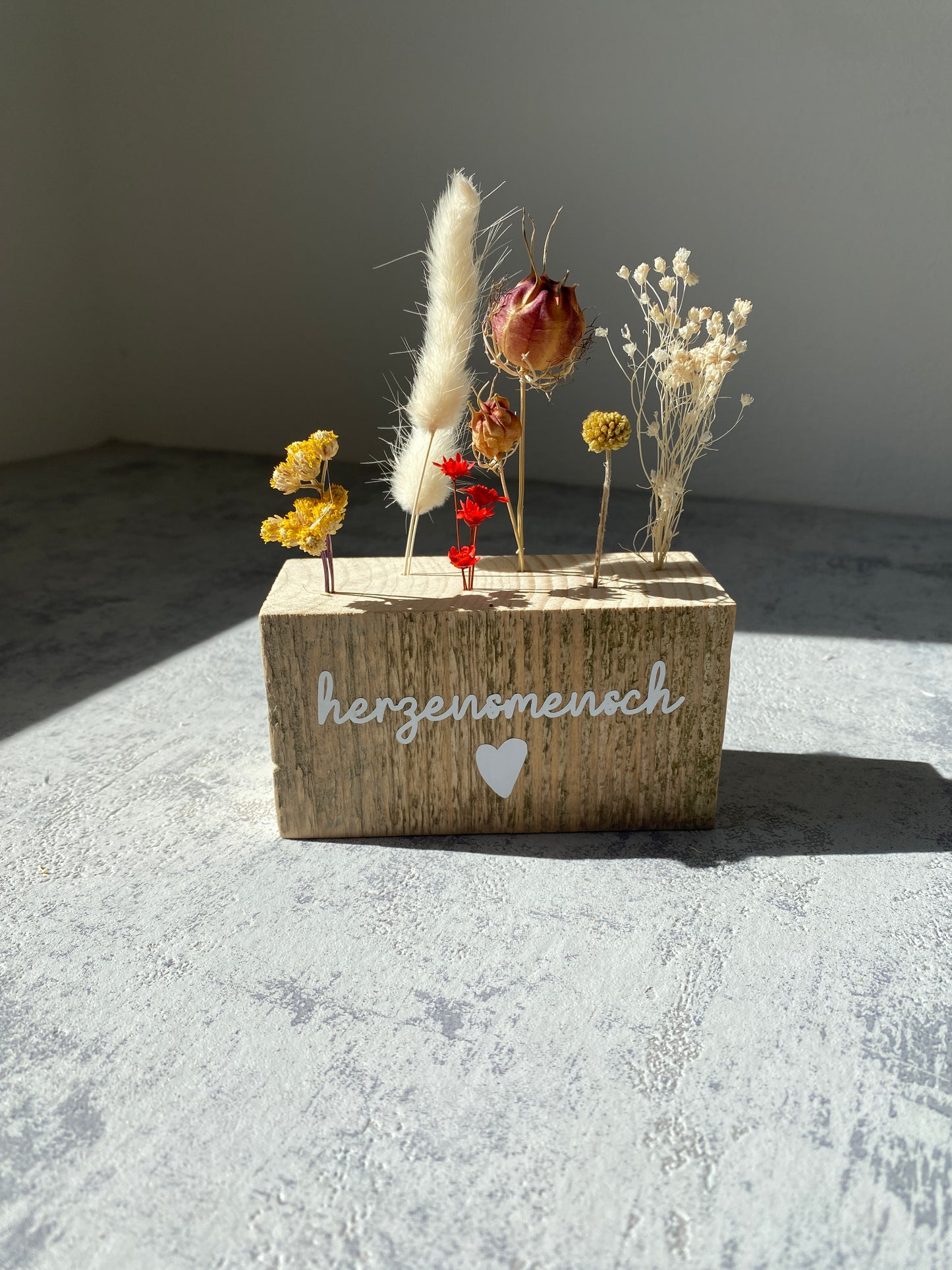 Flowerboard | Herzensmensch | Trockenblumen