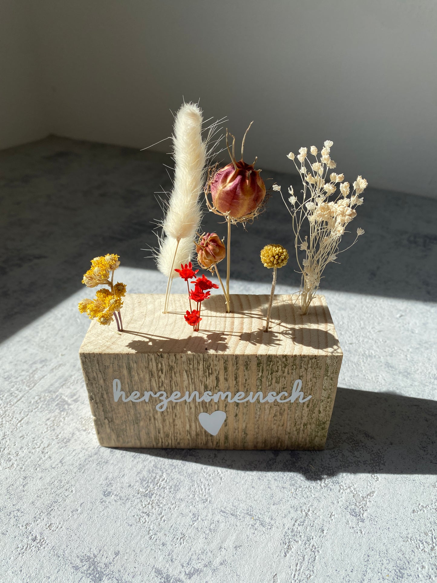 Flowerboard | Herzensmensch | Trockenblumen