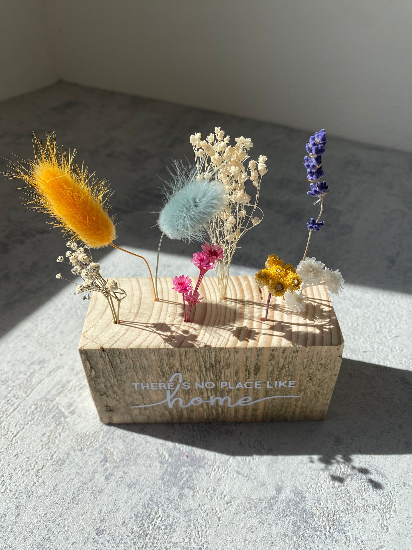 Flowerboard | There´s no place like home | Trockenblumen