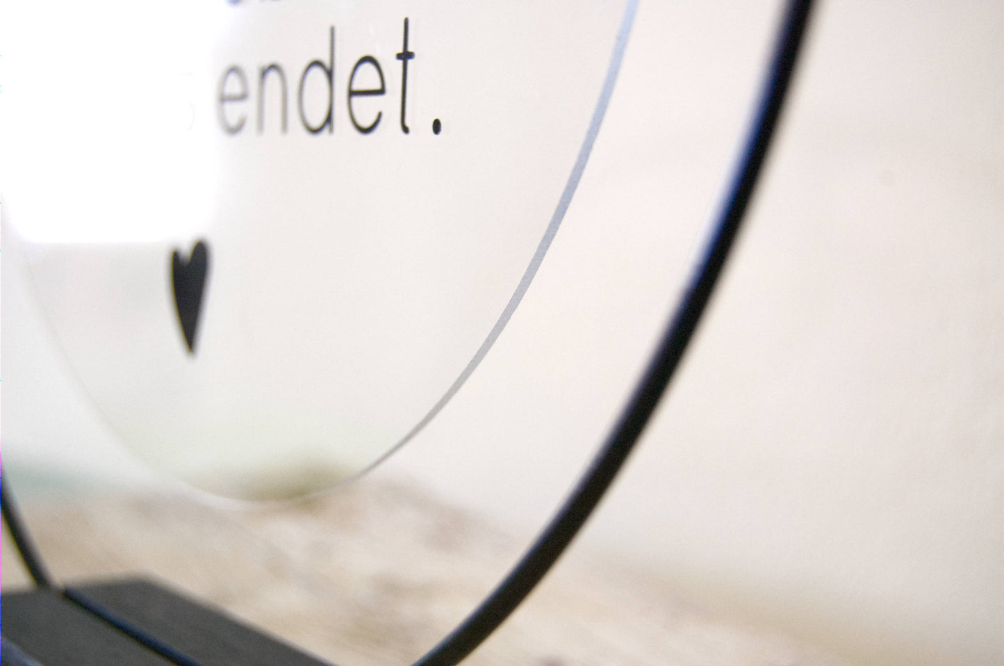 Metallring mit individuellem Spruch