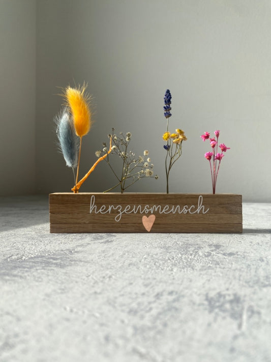 Flowerboard | Herzensmensch | Trockenblumen