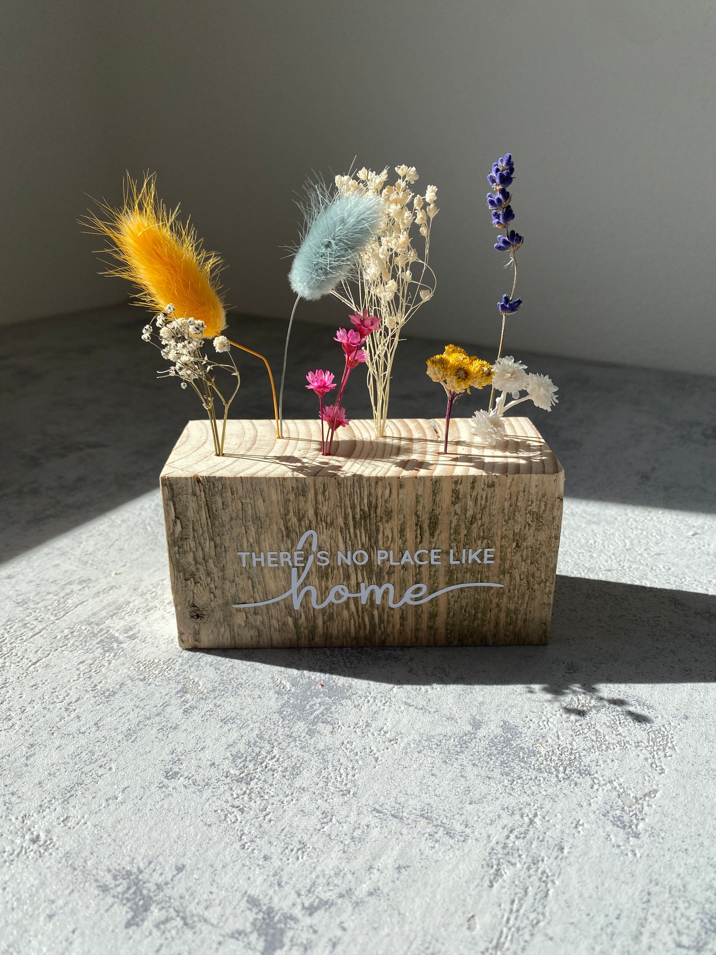 Flowerboard | There´s no place like home | Trockenblumen