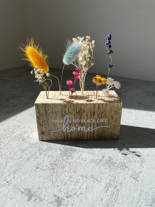 Flowerboard | There´s no place like home | Trockenblumen